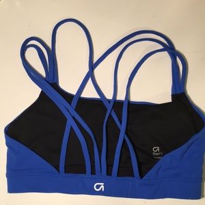 Gap Fit Low Impact Blue Strappy Sports Bra XS